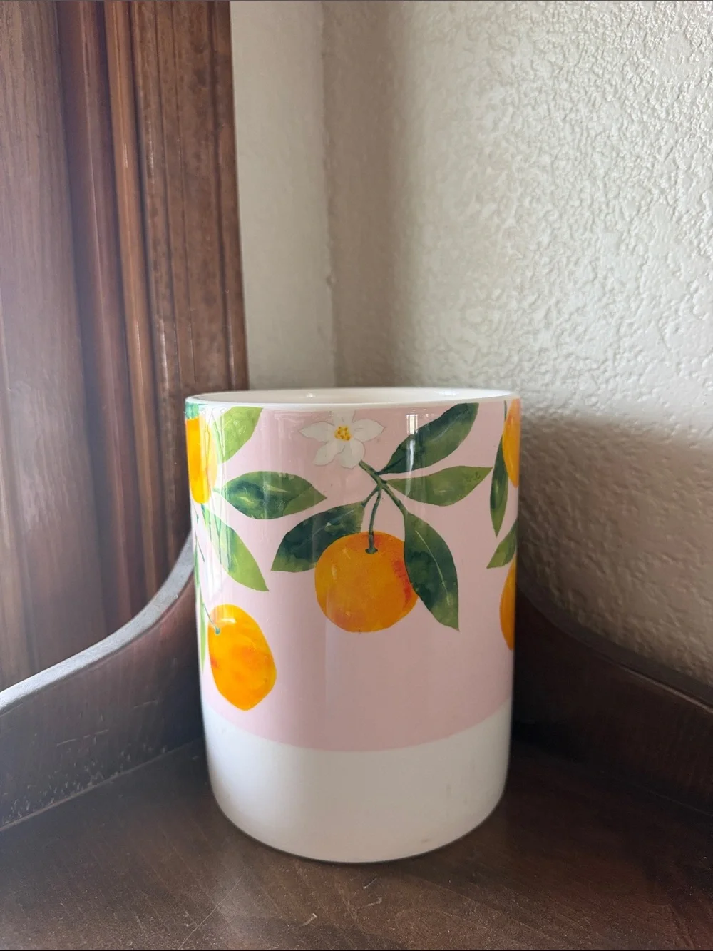 Sur La Table Earthenware Citrus Utensil Crock